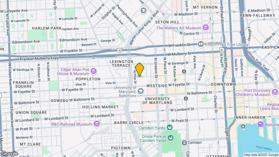 659 W Lexington St Map and Location Details