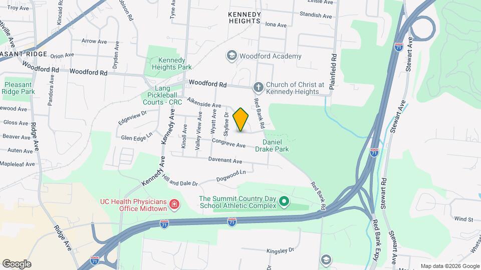 3809 Aikenside Ave Map and Location Details