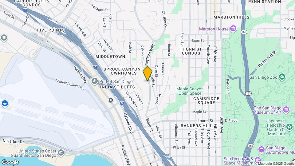 2926 Reynard Way Map and Location Details