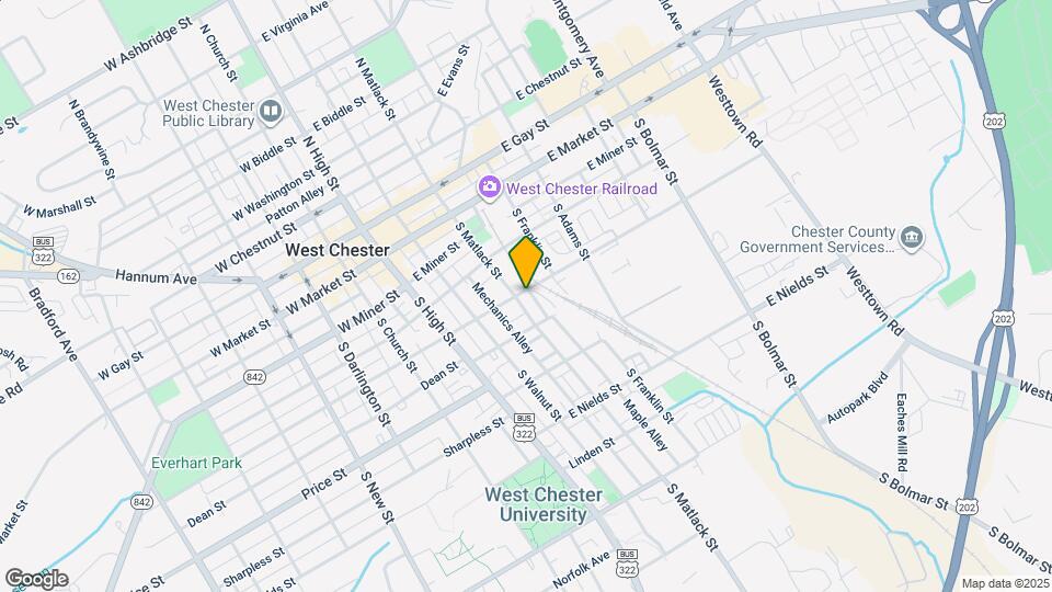 301 S Matlack St, Unit APT A - 1st Floor Map and Location Details