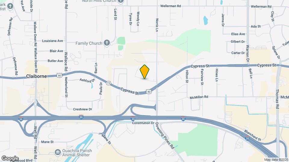 125 Westridge Dr, Unit D Map and Location Details