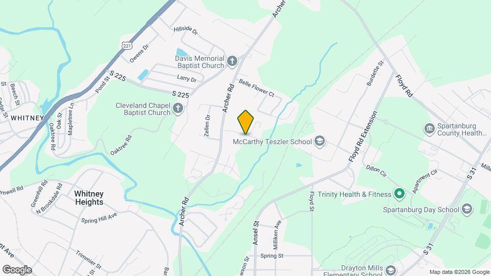 114 Bonner Rd Map and Location Details