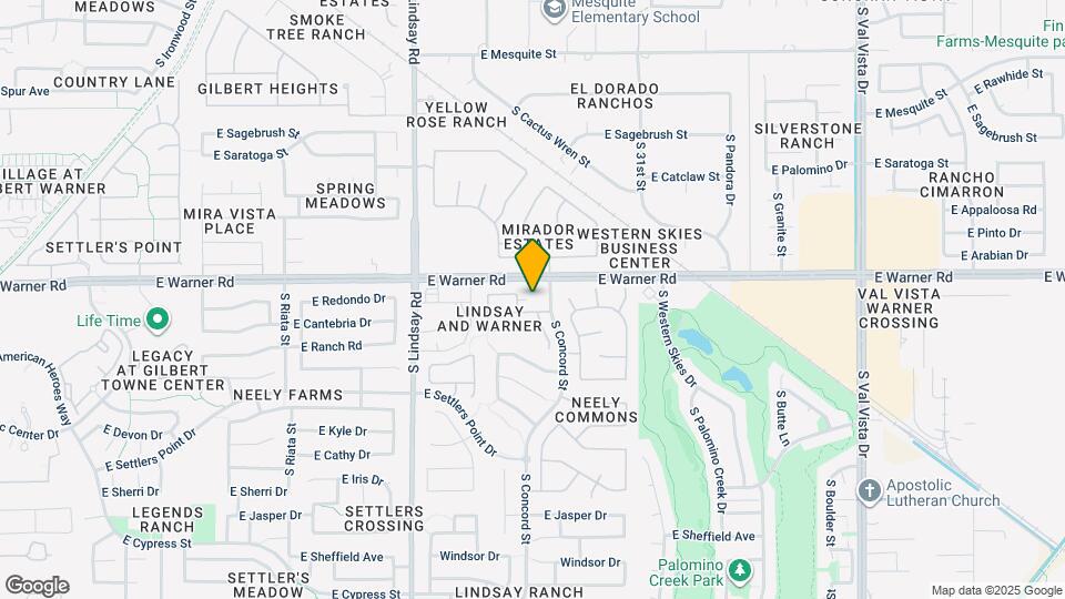 843 S Morrison Ln Mapa y Detalles de la Ubicación
