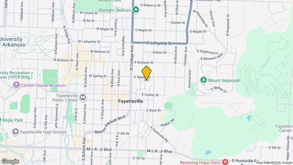 120 N Washington Ave Map and Location Details