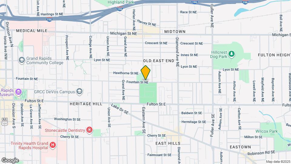 803 Fountain St NE Map and Location Details