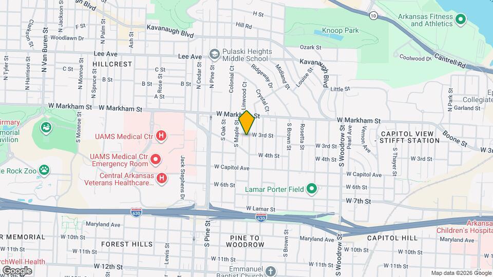 306 S Valentine St Map and Location Details