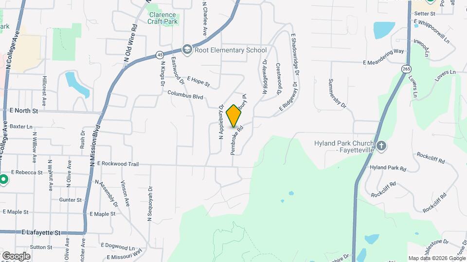 951 Pembroke Rd Map and Location Details