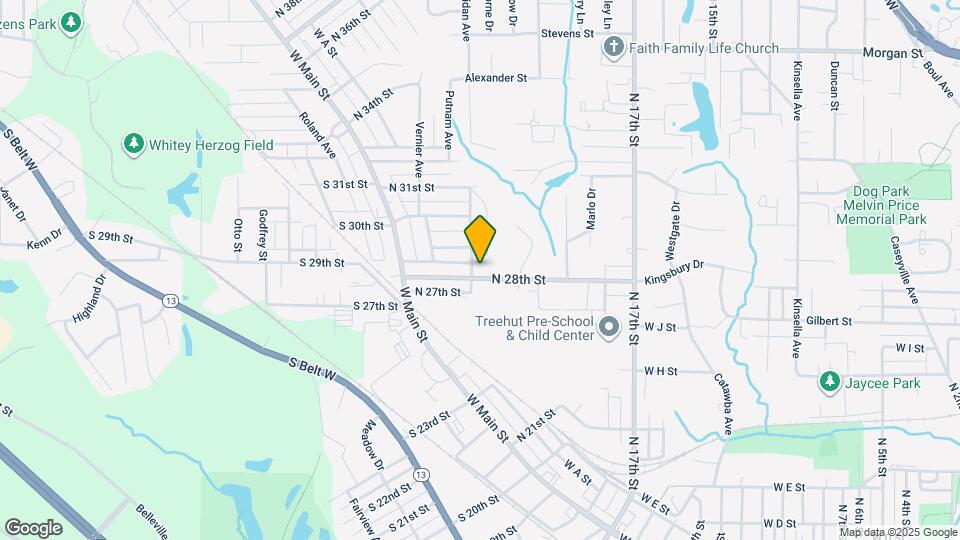 205 N 28th St Mapa y Detalles de la Ubicación