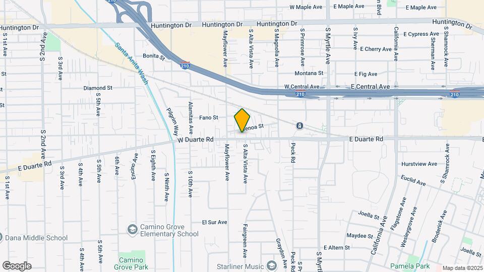 425 W Duarte Rd Map and Location Details
