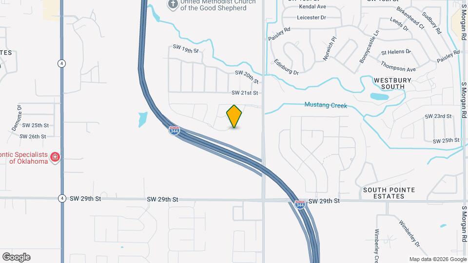 10708 SW 23rd Pl Map and Location Details