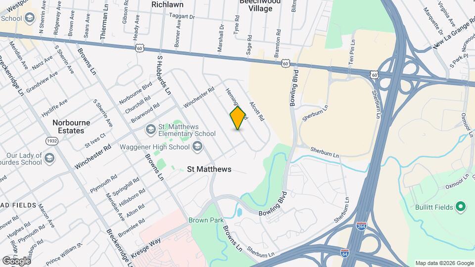 302 Fairmeade Rd Map and Location Details