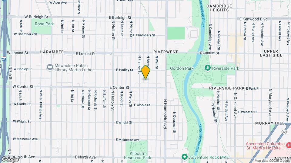 2725 N Bremen St, Unit Upper Map and Location Details