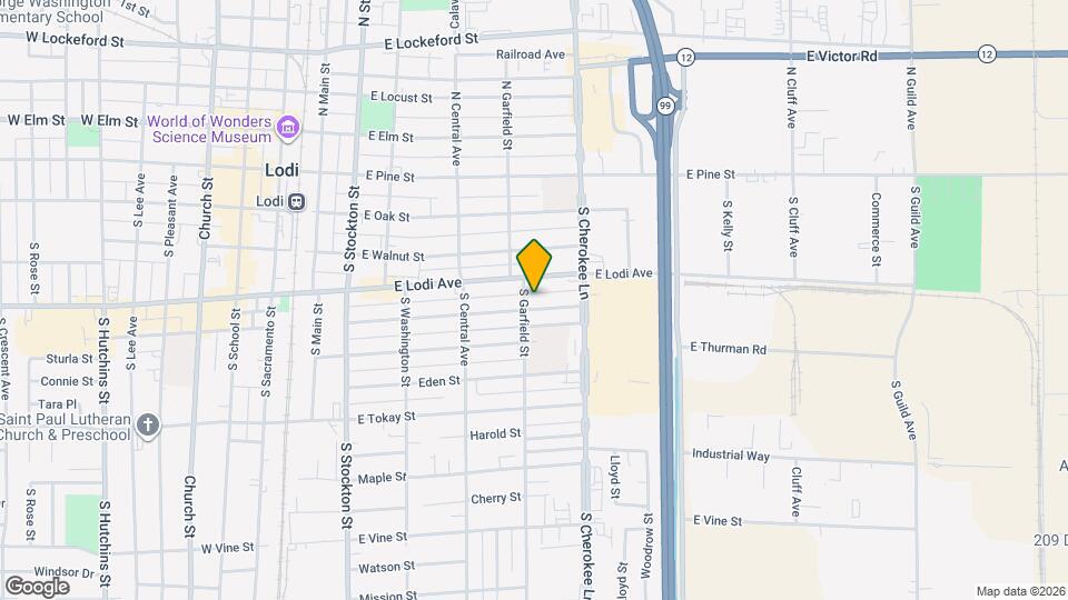 505 Hilborn St Map and Location Details