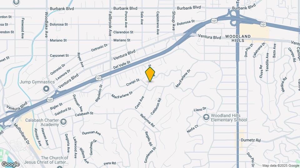 22540 Cass Ave Map and Location Details