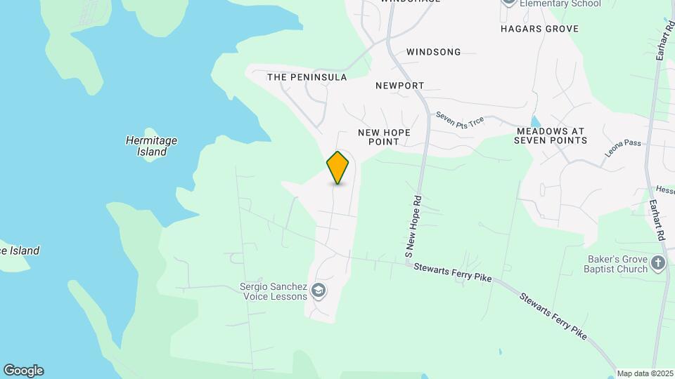 2040 Towering Oaks Drive Map and Location Details