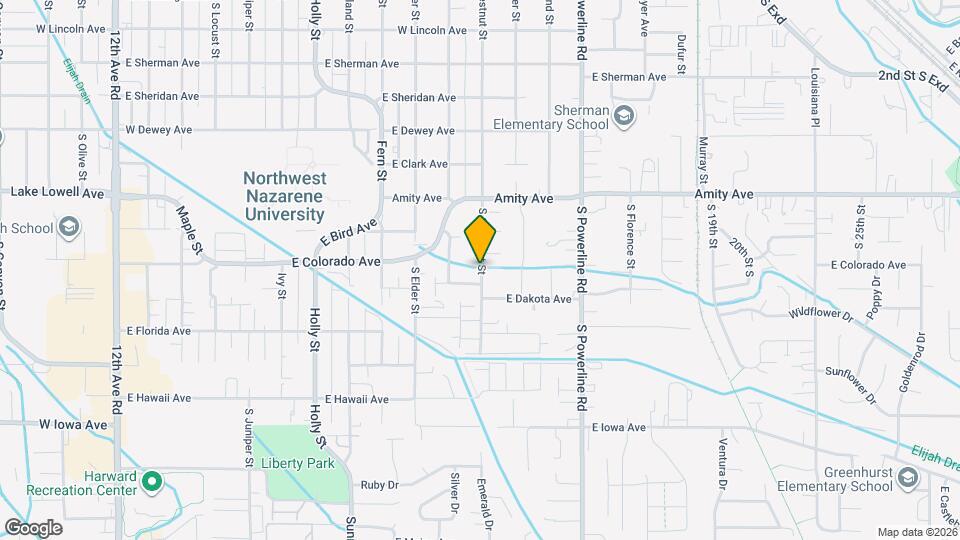 1005 S Chestnut St, Unit 1005 Map and Location Details