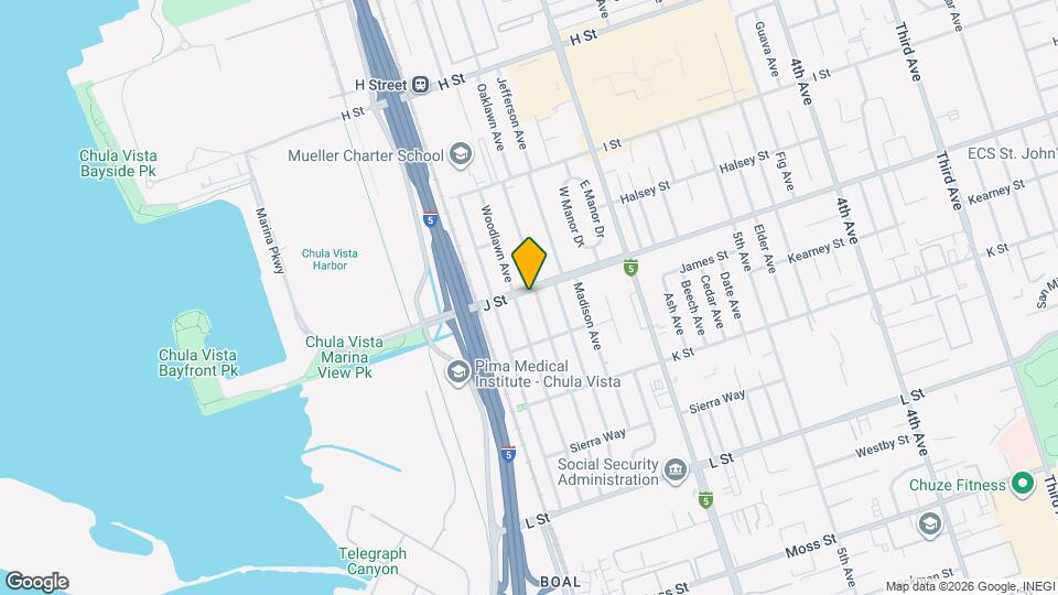 698 J St Map and Location Details