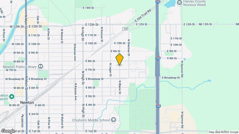 803 N Blaine St Map and Location Details