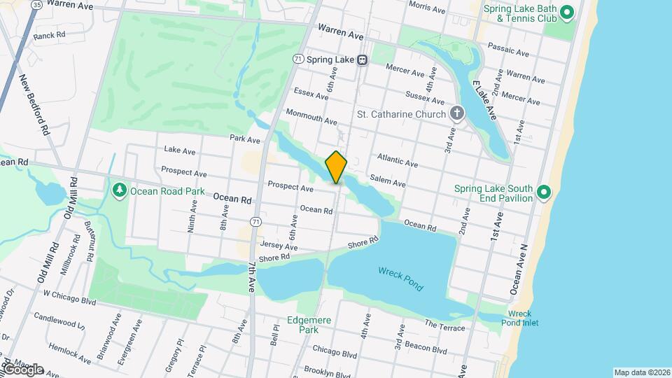 552 Prospect Ave Map and Location Details