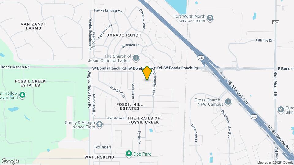 420 Sandy Creek Dr Map and Location Details