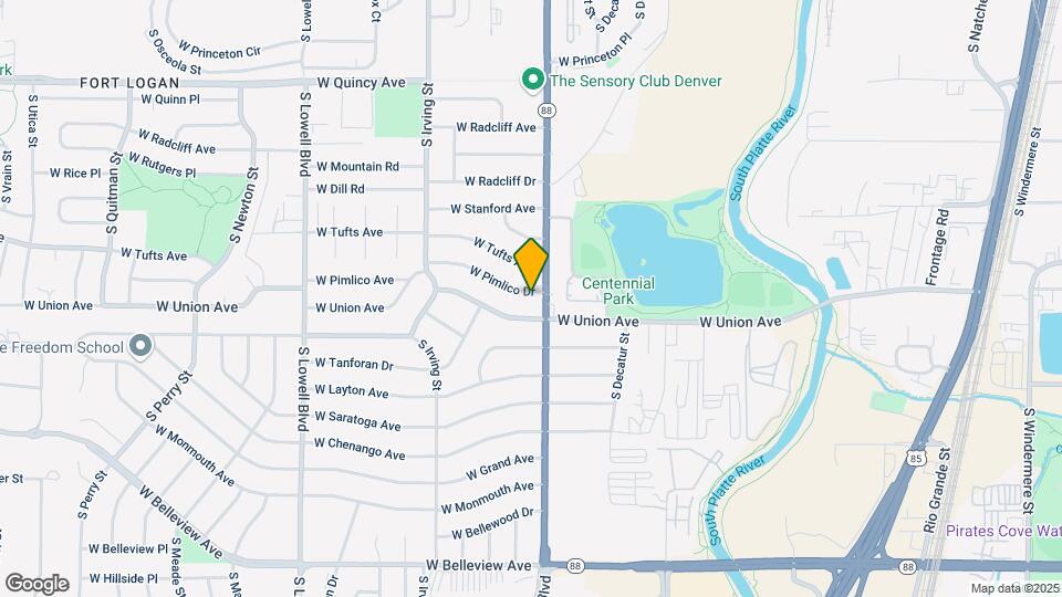 3024 W Pimlico Dr Map and Location Details