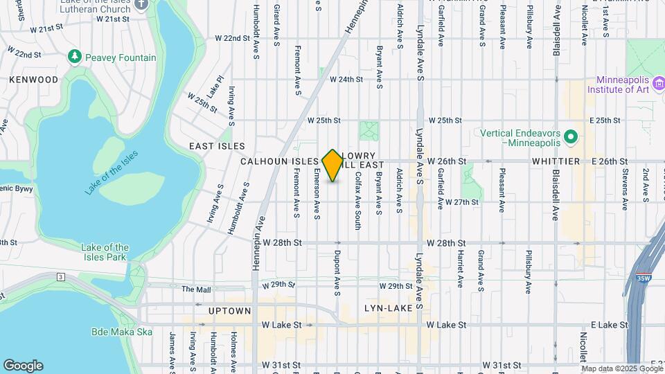 2628 Dupont Ave S Mapa y Detalles de la Ubicación