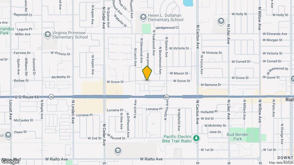 1014 W Buttercup Ln Map and Location Details