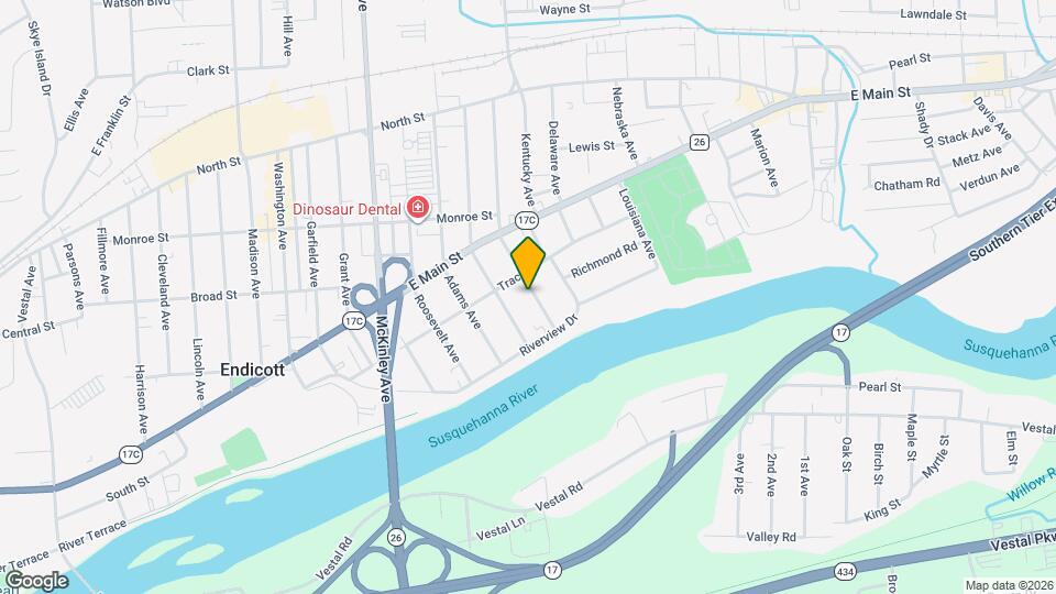 410 1/2 Jackson Ave, Unit 1R Map and Location Details