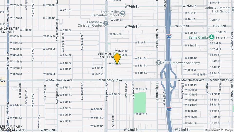 916 W 84th St Map and Location Details