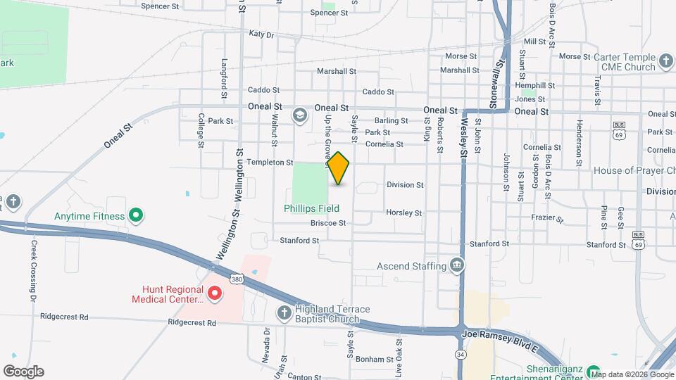 3503 Division St Map and Location Details