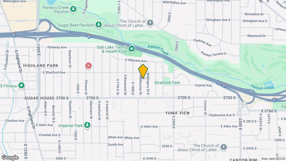 2639 Melbourne St Map and Location Details