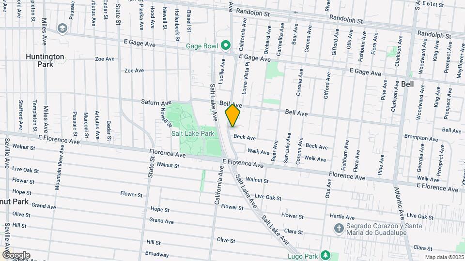 6934 California Ave Map and Location Details