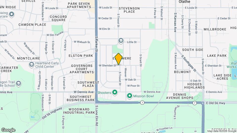 811 W Sheridan St Map and Location Details