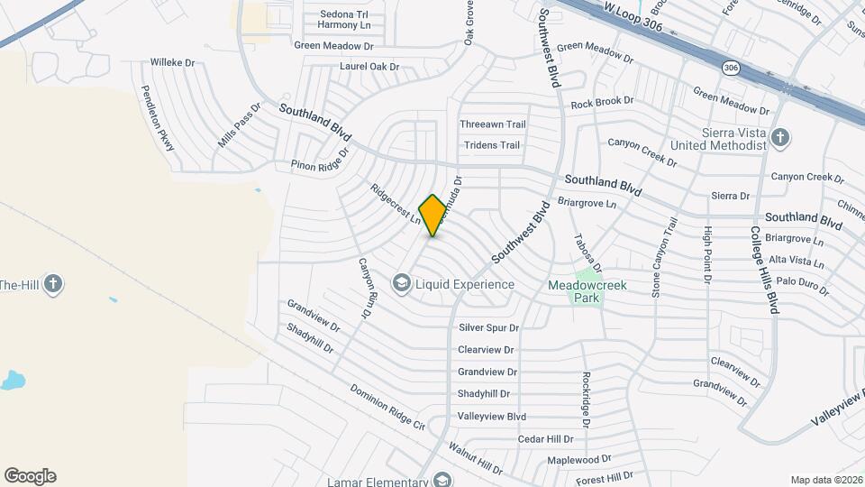 3546 Cedar Ridge Ln Map and Location Details
