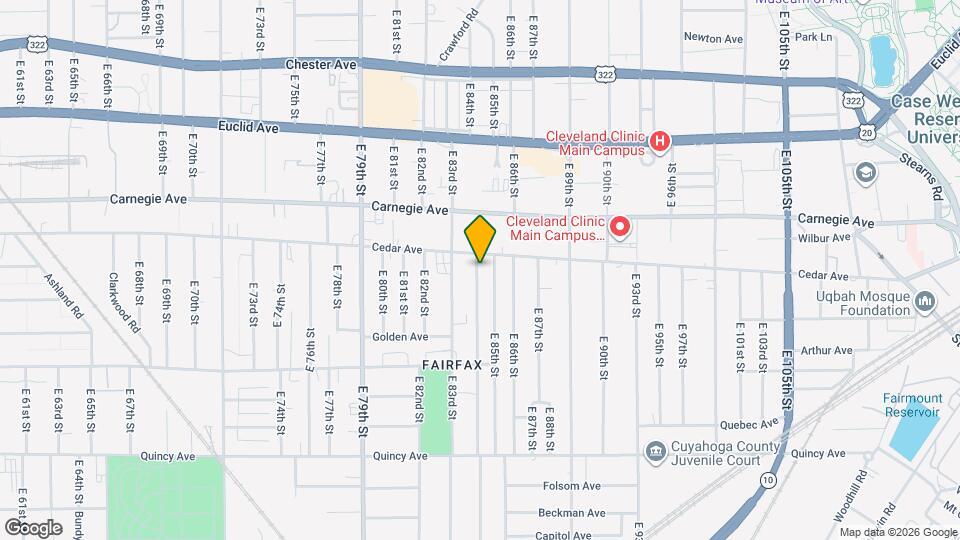 2163 E 84th St, Unit 1 Mapa y Detalles de la Ubicación