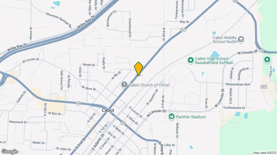 709 N 2nd St Map and Location Details