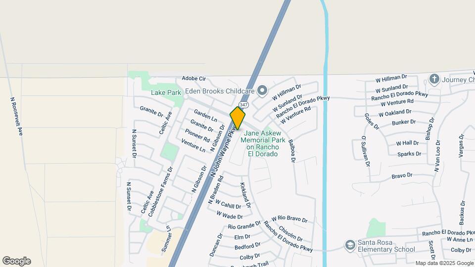 22348 N Braden Rd Map and Location Details