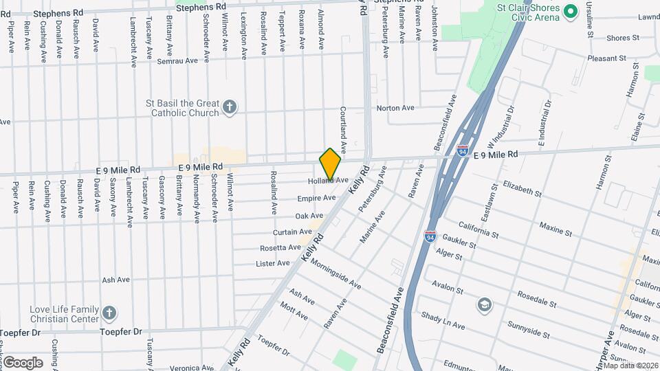 18536 Holland Ave Map and Location Details