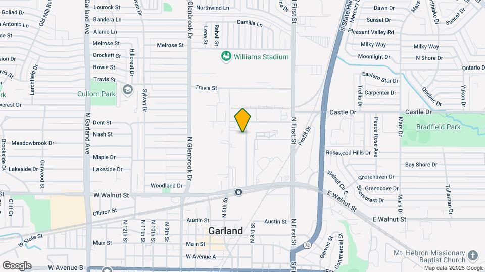 637 N 4th St Map and Location Details