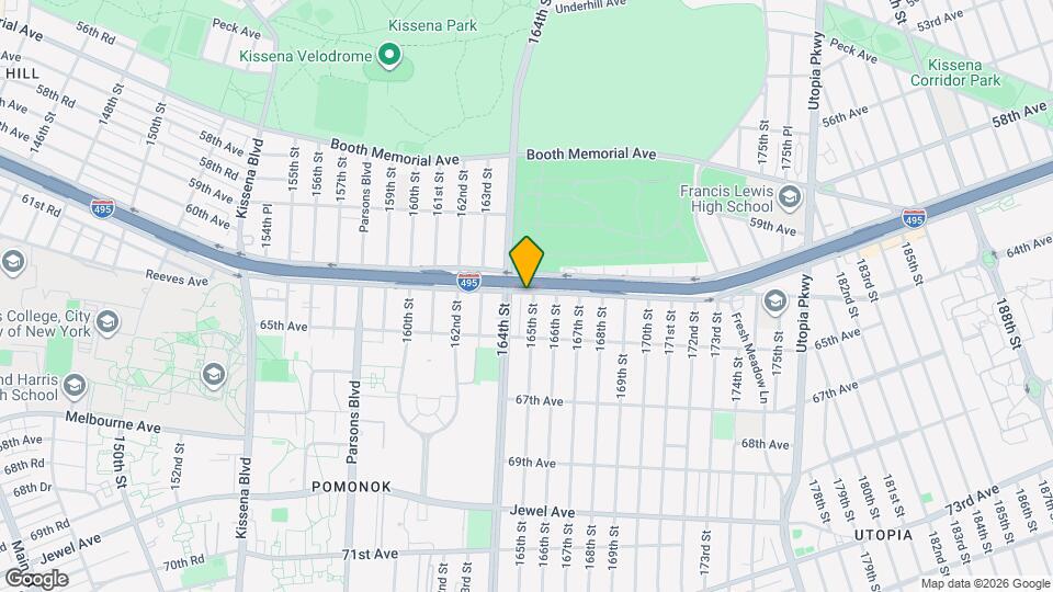 61-14 165th St Map and Location Details