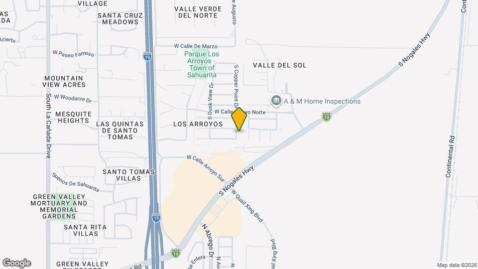 18461 S Copper Point Dr Mapa y Detalles de la Ubicación