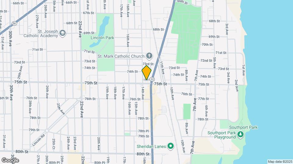 1312 75th St Mapa y Detalles de la Ubicación