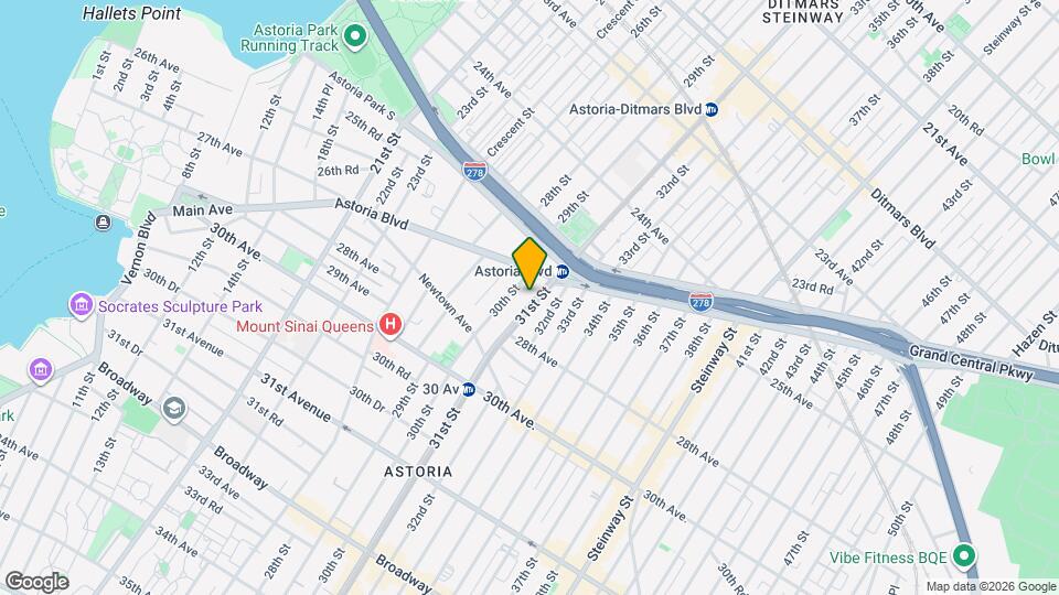 25-50-50 31st St Mapa y Detalles de la Ubicación