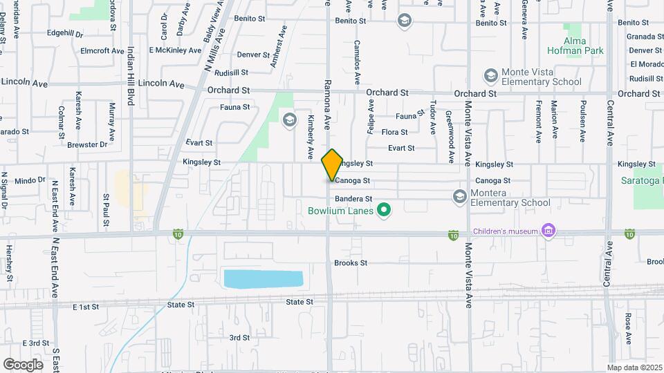 4505 Canoga St Map and Location Details