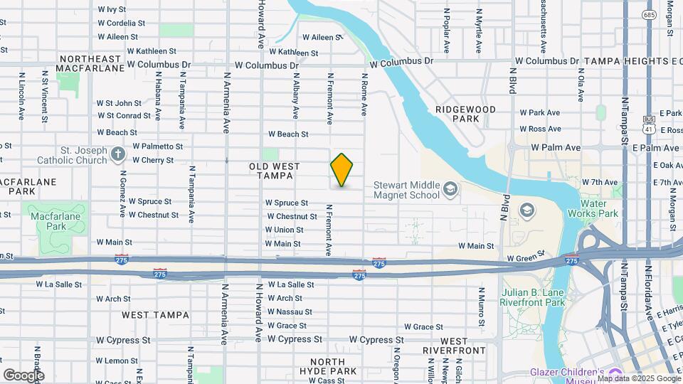 1736 W Walnut St Map and Location Details