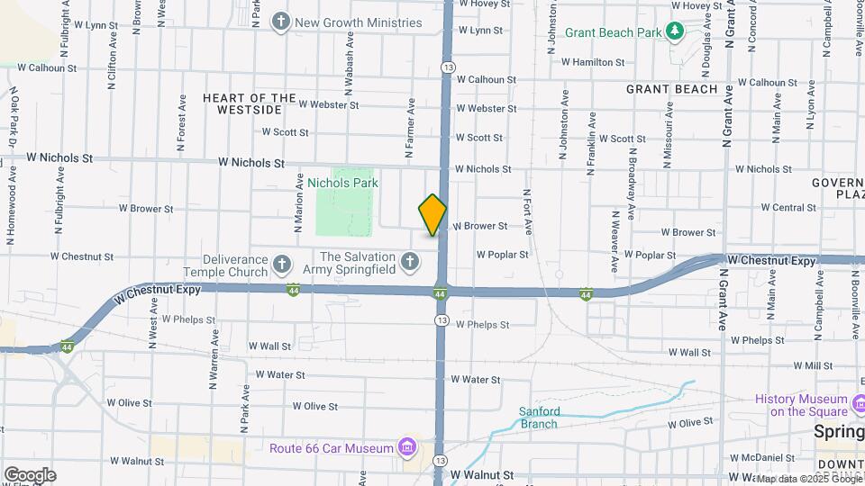 1607-1609 W Chestnut St Map and Location Details