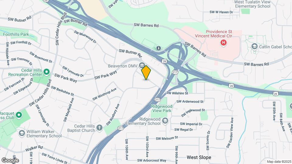 10331 SW Eastridge St Map and Location Details