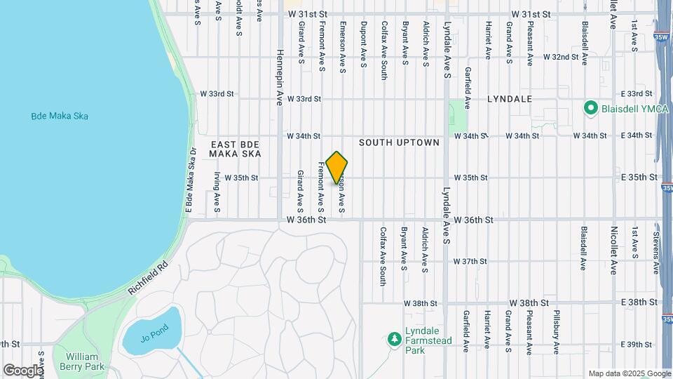 3512 Emerson Ave S Map and Location Details