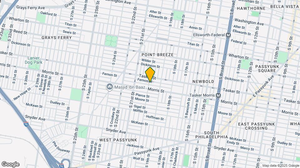 1625 S 20th St, Unit A Map and Location Details