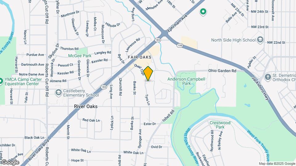 1200 Tyra Ln Mapa y Detalles de la Ubicación